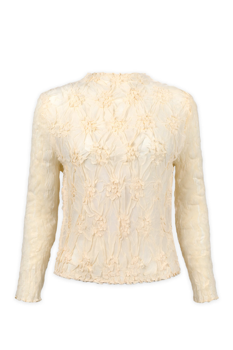 Adora Chiffon Crunch Texture Top