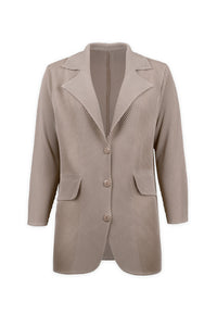 Nina Diagonal Honeycomb Texture Jacket