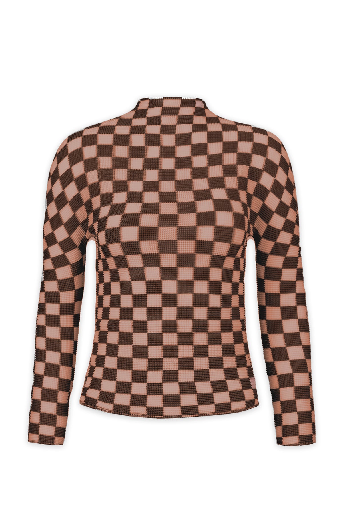 Whitney Checkerboard 3D Honeycomb Texture Top