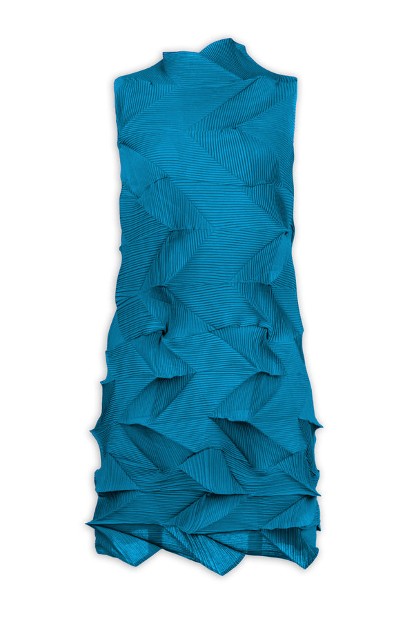 Amara Prismatic Pleats Dress