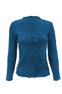 Kylie Lettuce Edge Floral Jacquard Top