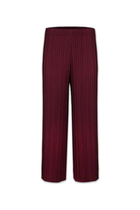 Zoe Soft Matte Plissé Wide-Leg Pant