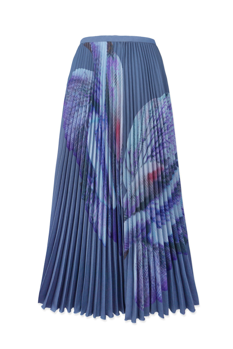 (BACK IN STOCK!) Agata Coral Print Pleated Skirt