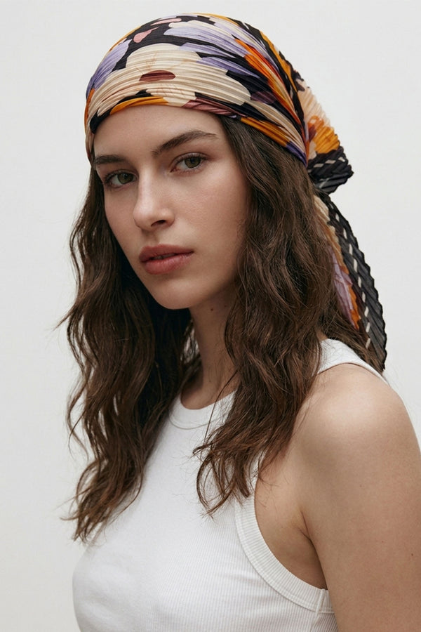 Amber Petit Plissé Scarf