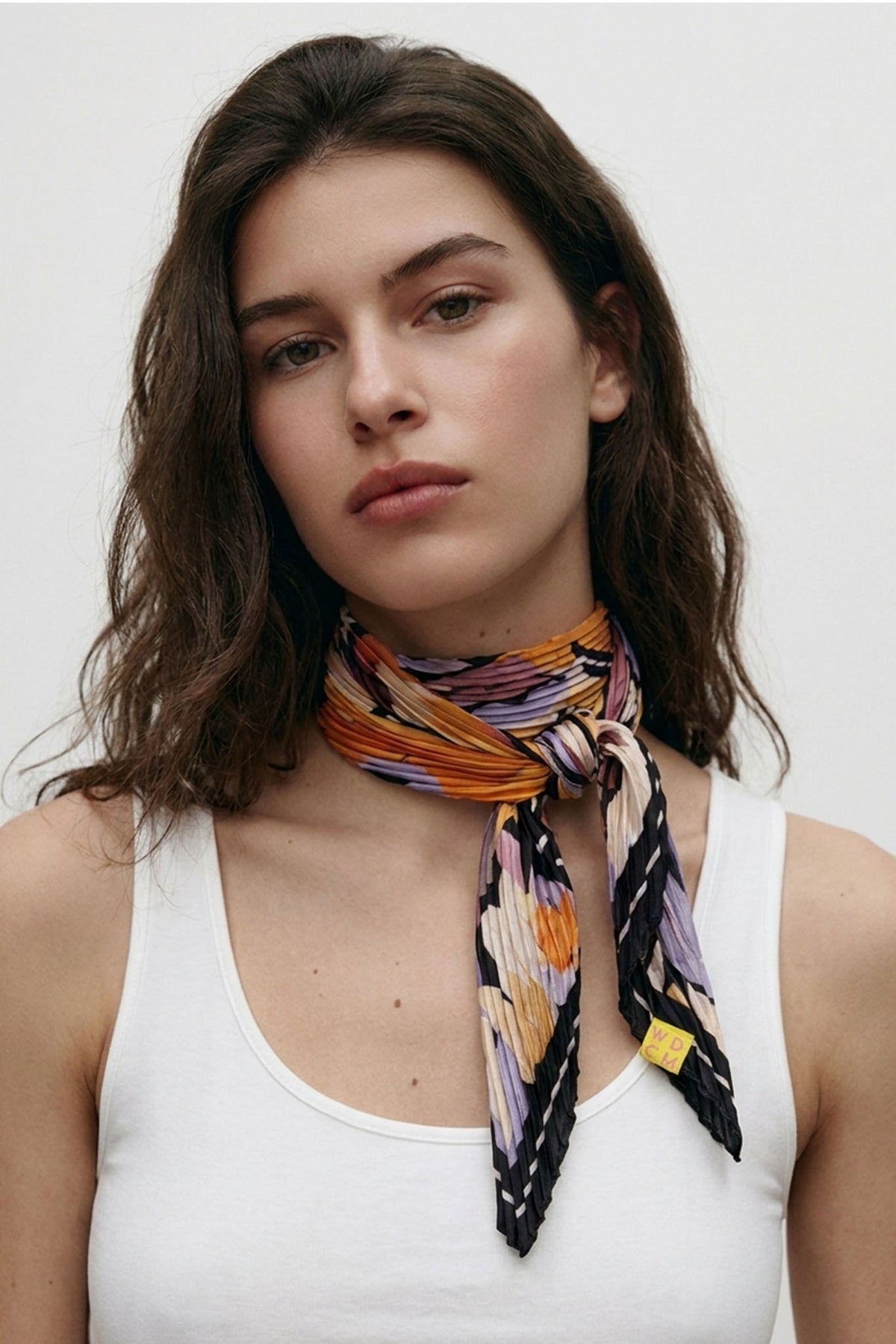 Amber Petit Plissé Scarf