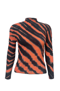 Amber Tiger Stripe 3D Honeycomb Top