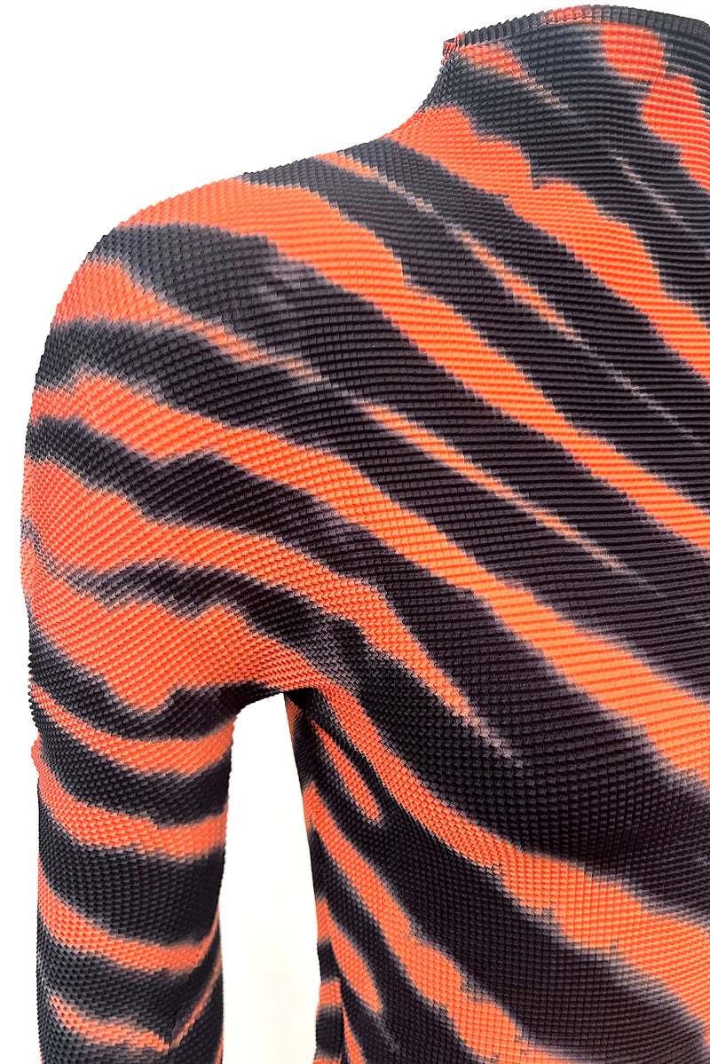 Amber Tiger Stripe 3D Honeycomb Top