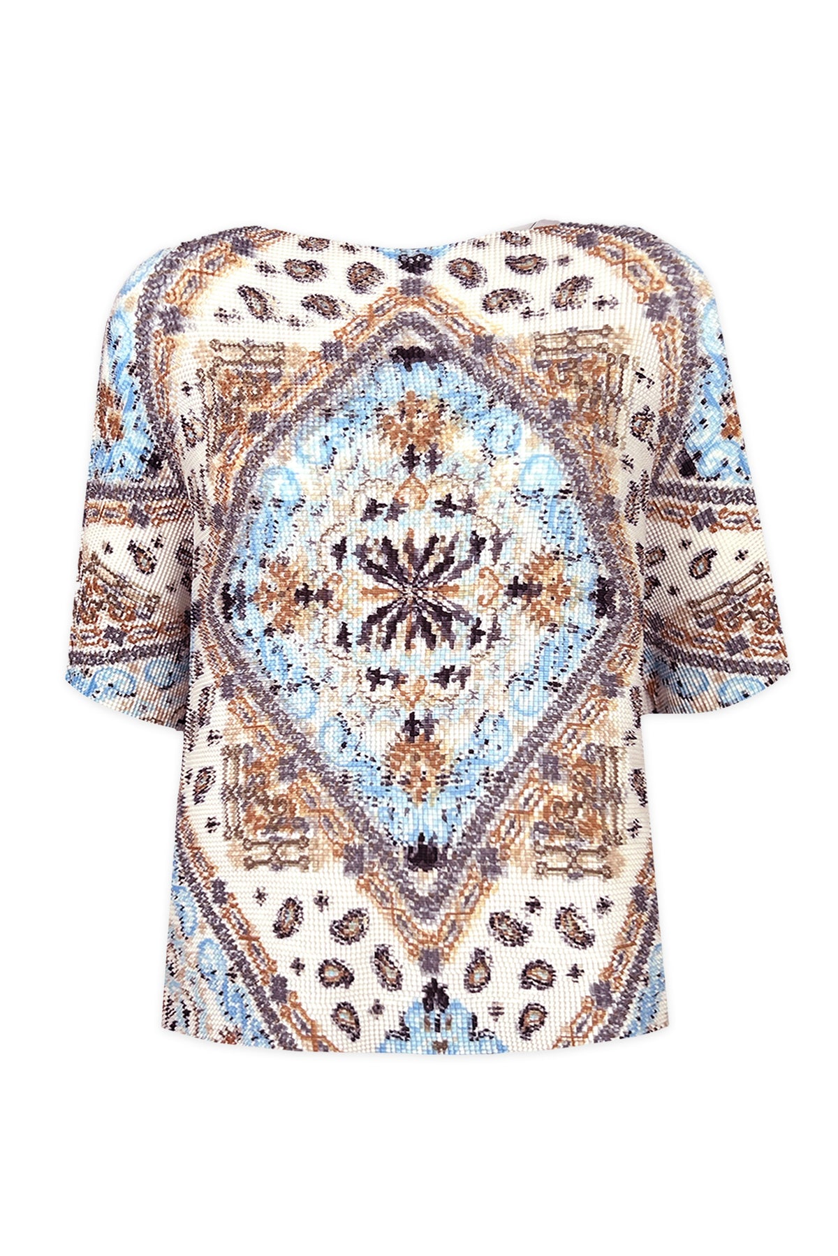 Arianna Kilim 3D Honeycomb Loose Top