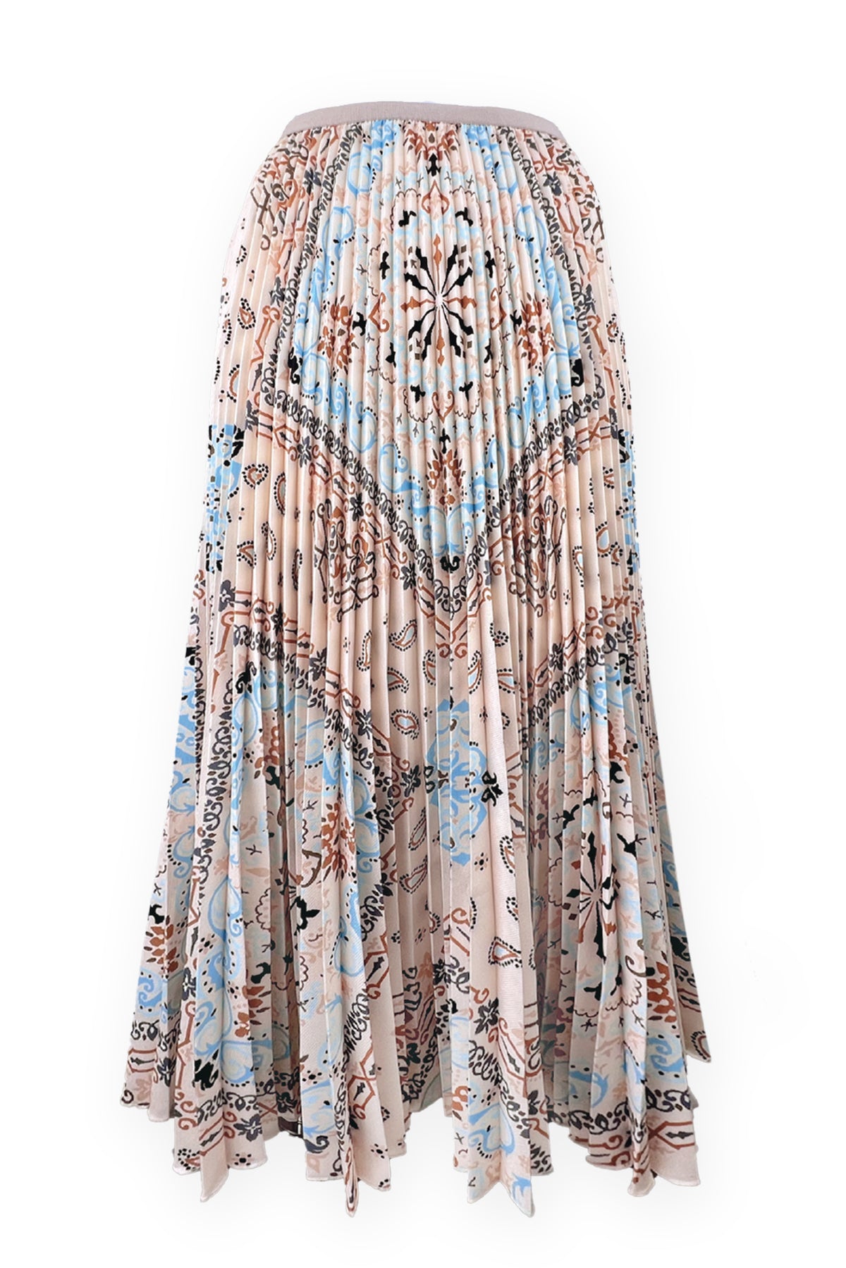 Arianna Kilim Pleated Skirt