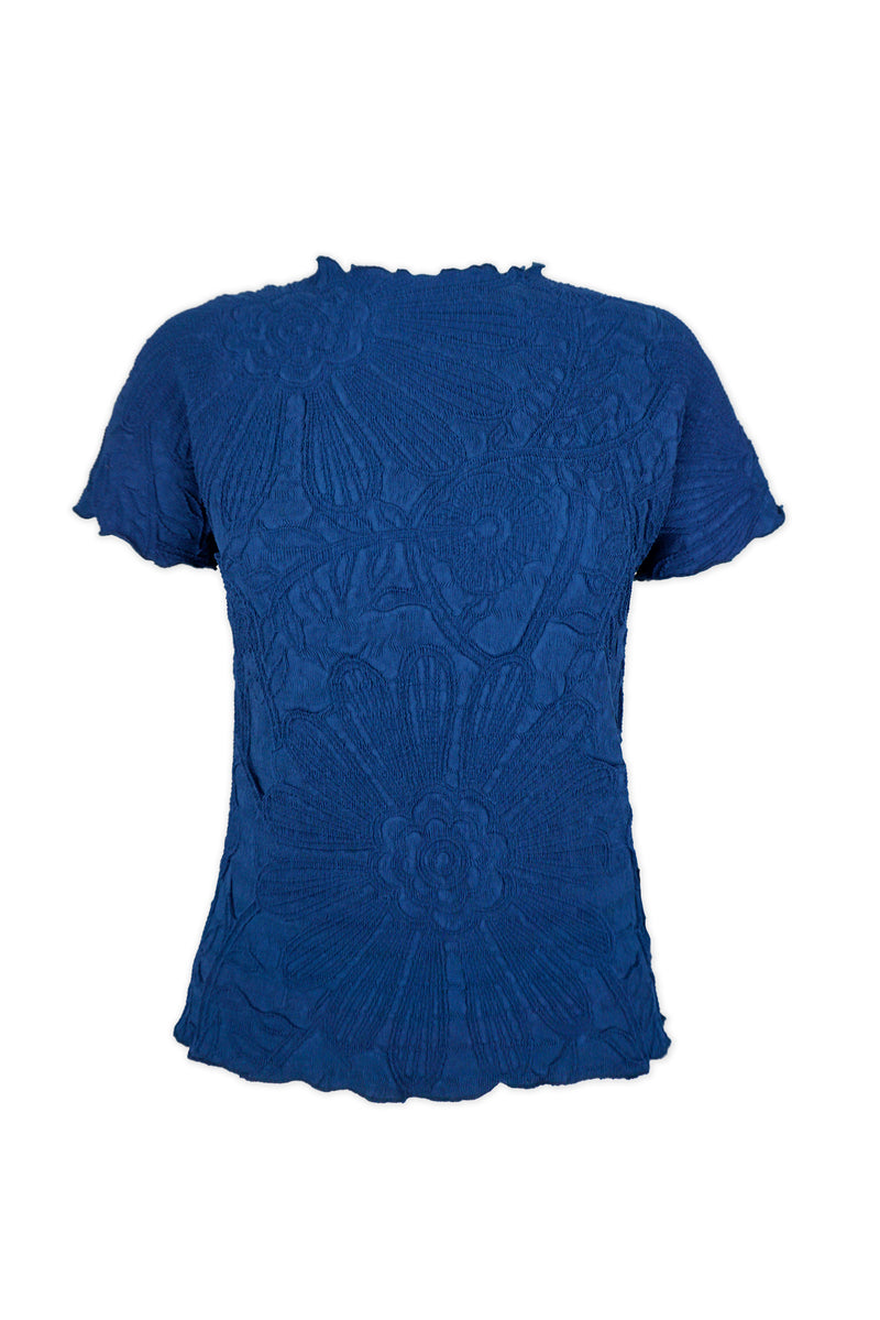 Jeremy Lettuce Edge Floral Jacquard Top