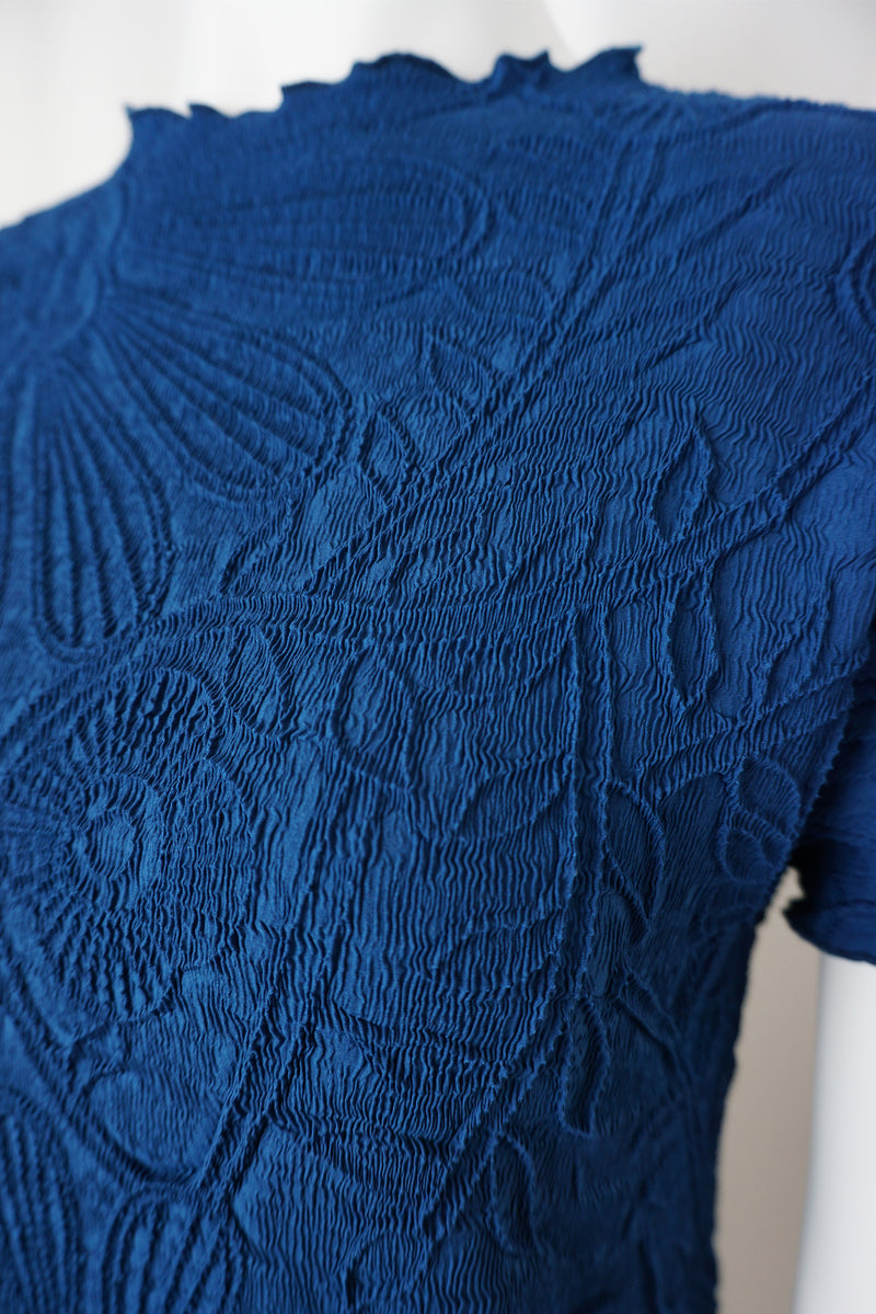 Jeremy Lettuce Edge Floral Jacquard Top