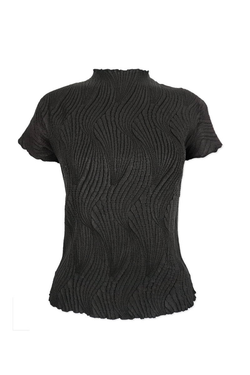 Ivy Lettuce Edge Swirl Jacquard Top