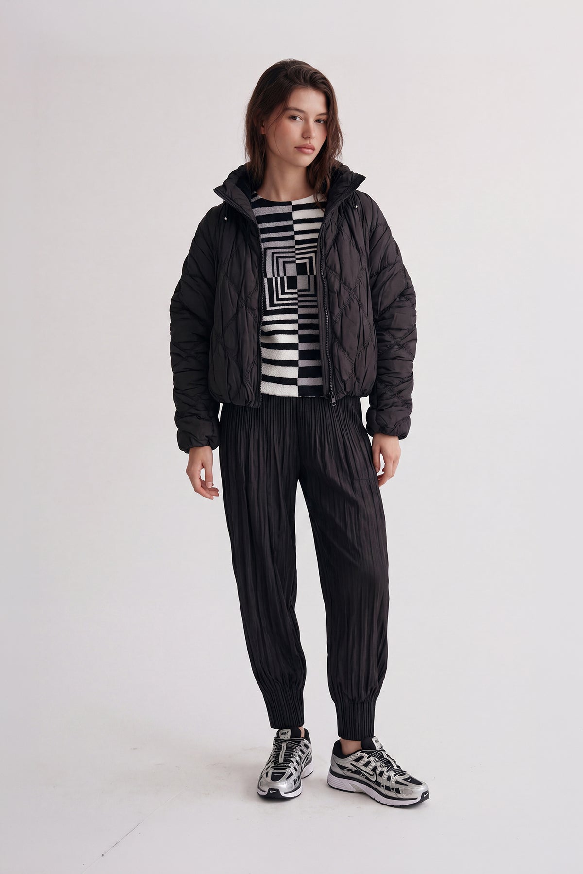 Cloudia Puff Pant - Black