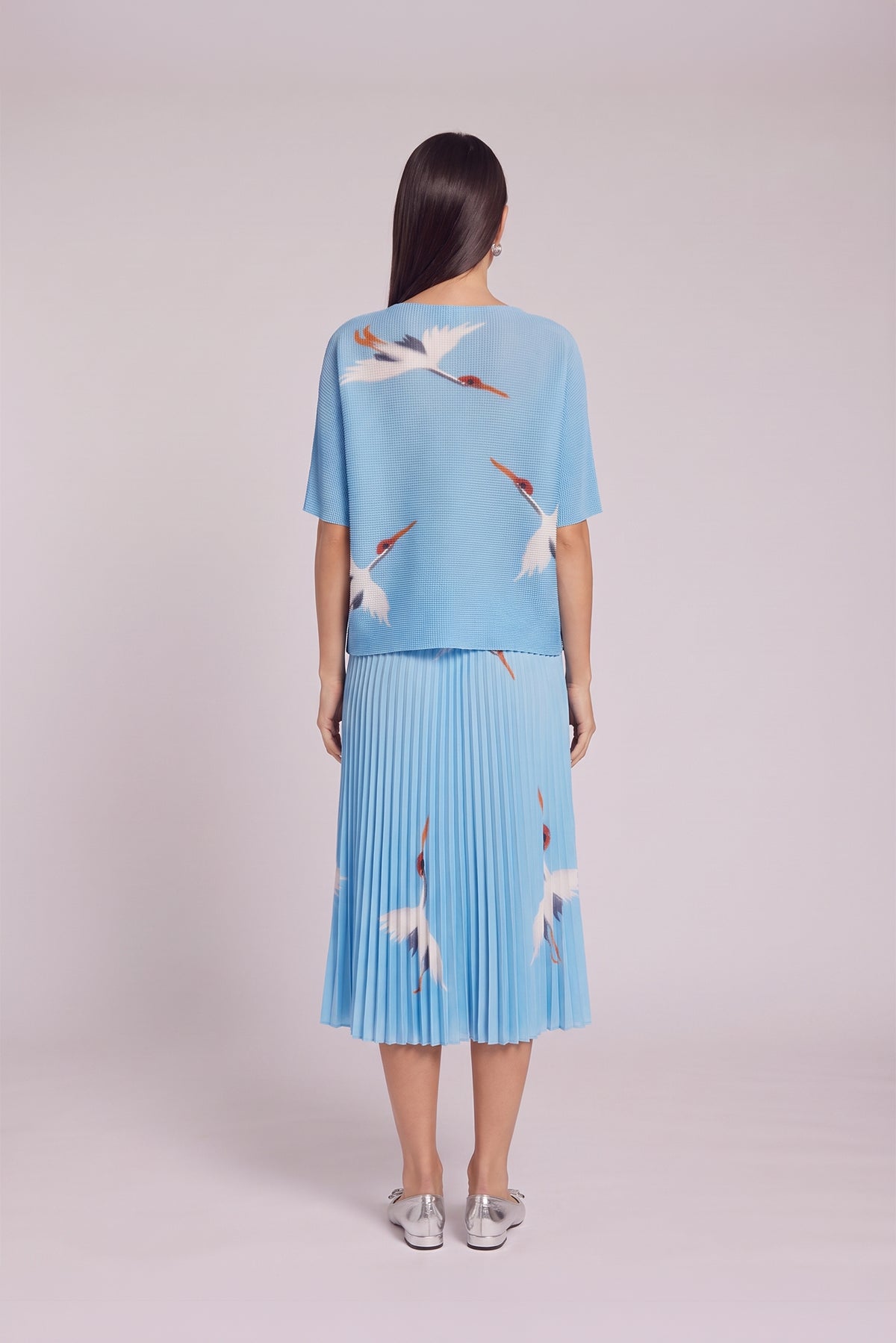 Celia Crane 3D Honeycomb Loose Texture Top