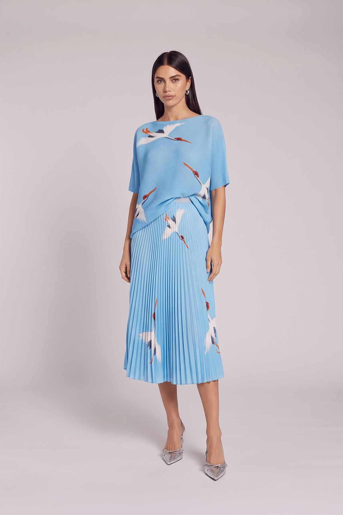 Celia Crane 3D Honeycomb Loose Texture Top
