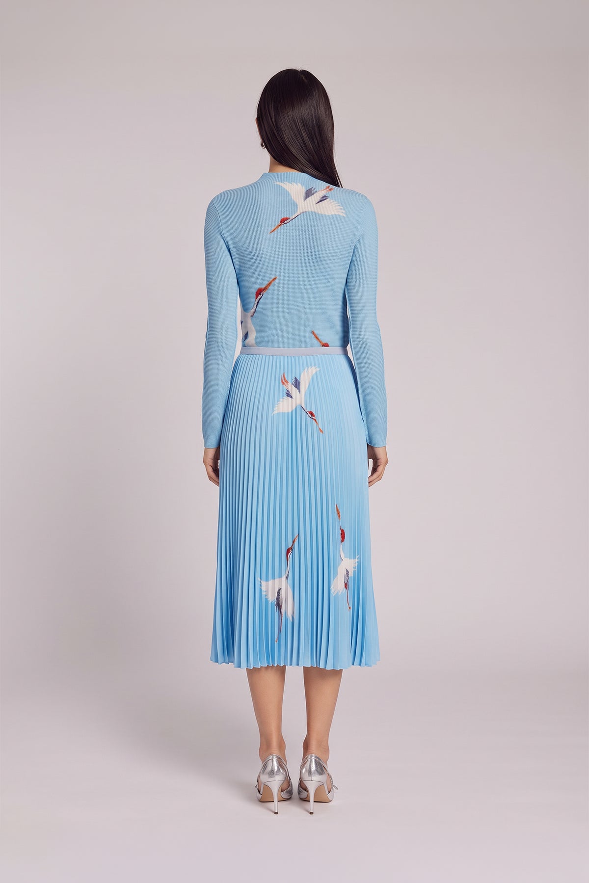 Celia Crane Pleated Skirt