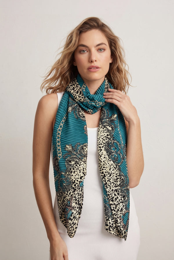 Hannah Grande Plissé Scarf