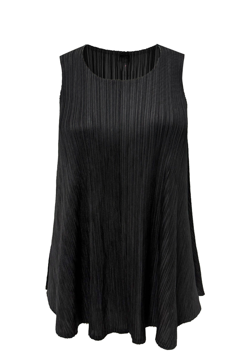 Dakota Plissé Satin Tank