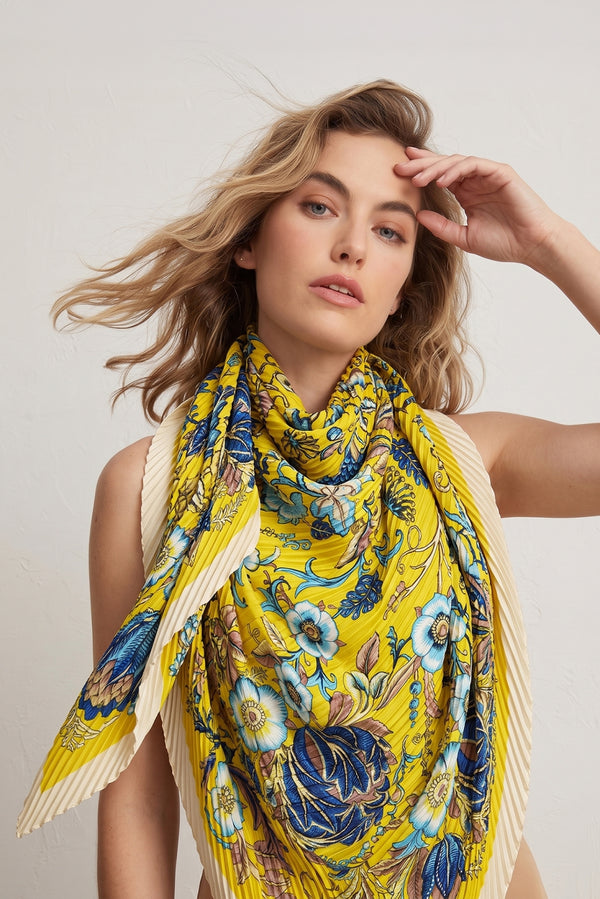 Birdie Grande Plissé Scarf