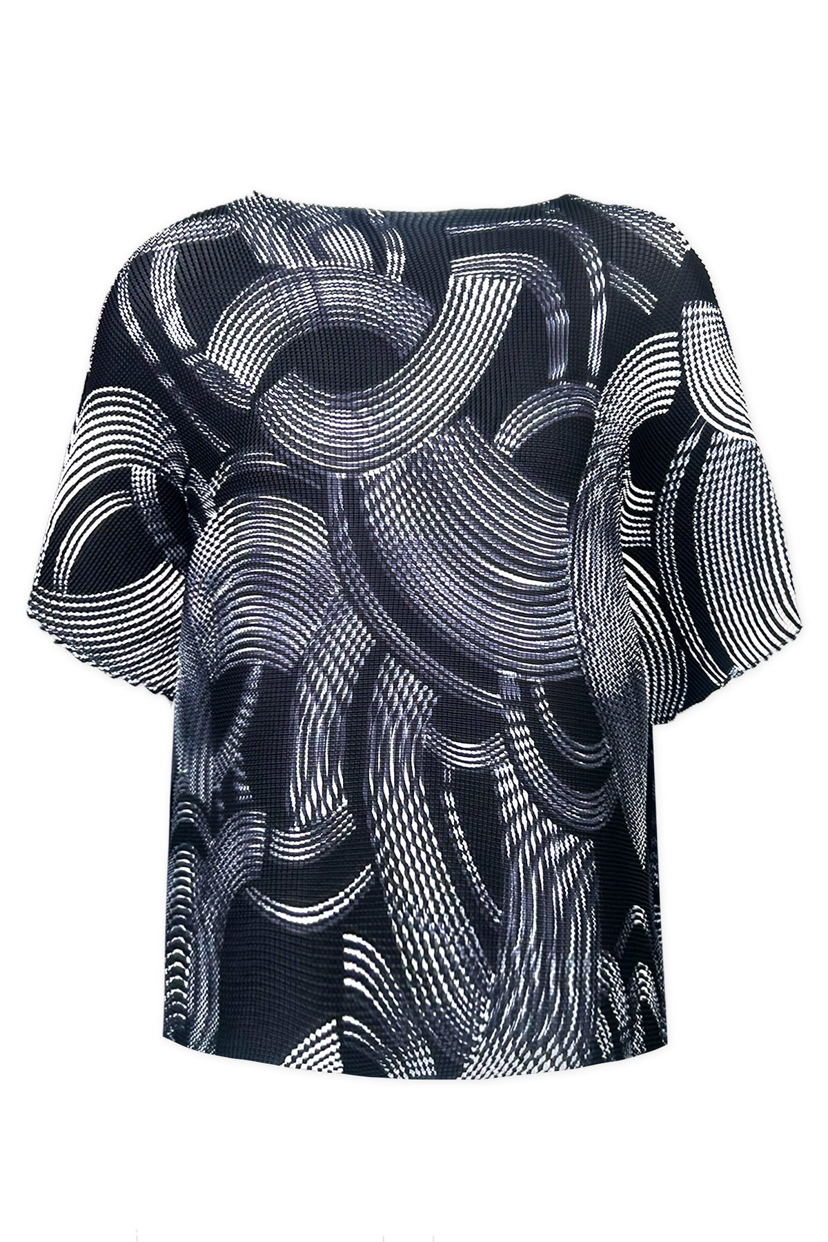 Graphic Clouds 3D Honeycomb Texture Top