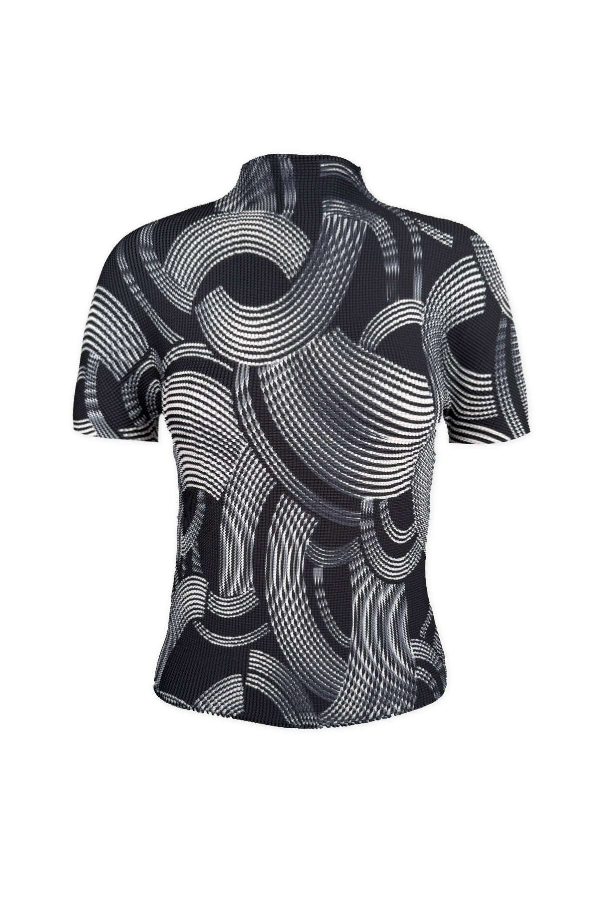 Graphic Clouds 3D Honeycomb Texture Top