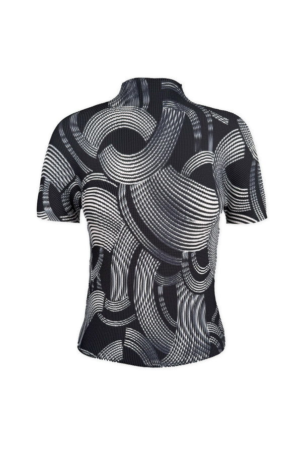 Graphic Clouds 3D Honeycomb Texture Top