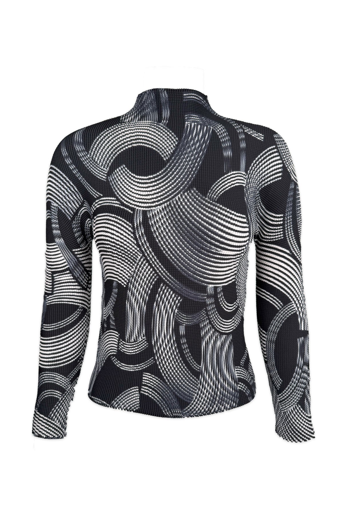 Graphic Clouds 3D Honeycomb Texture Top