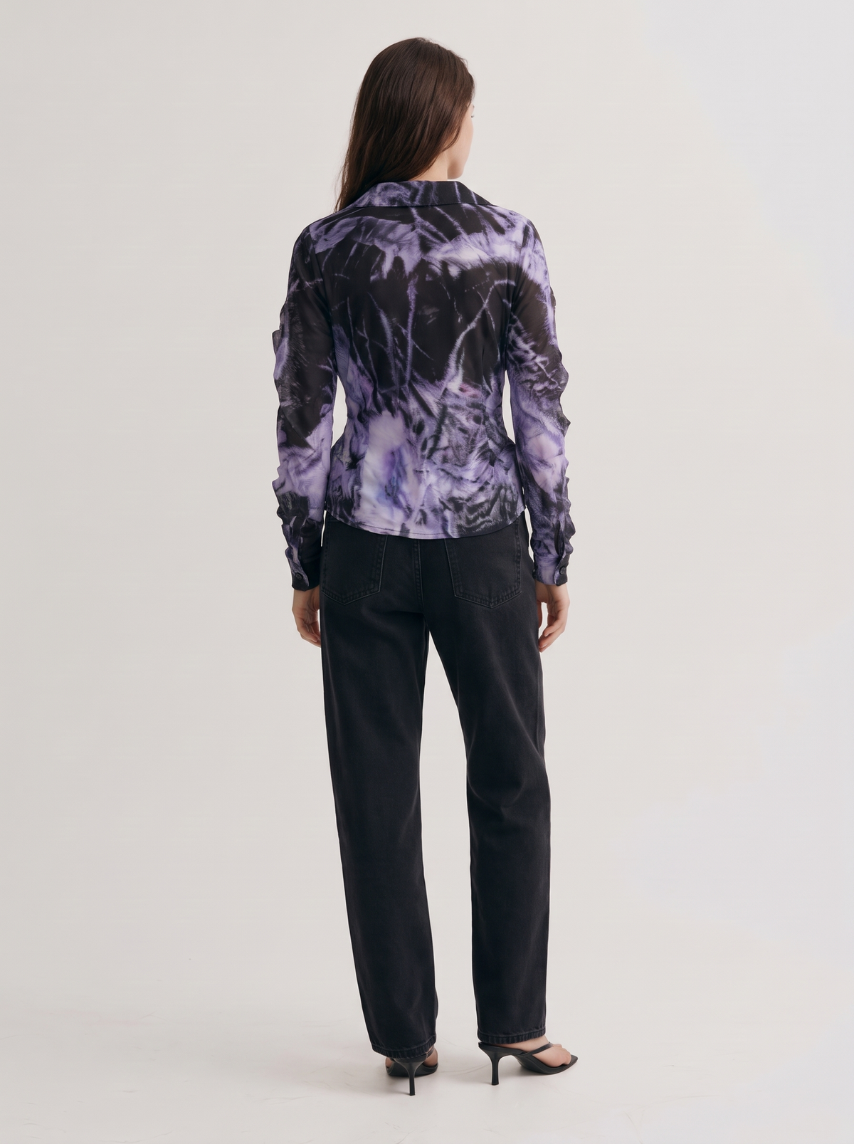 Amara Abstract Print Top
