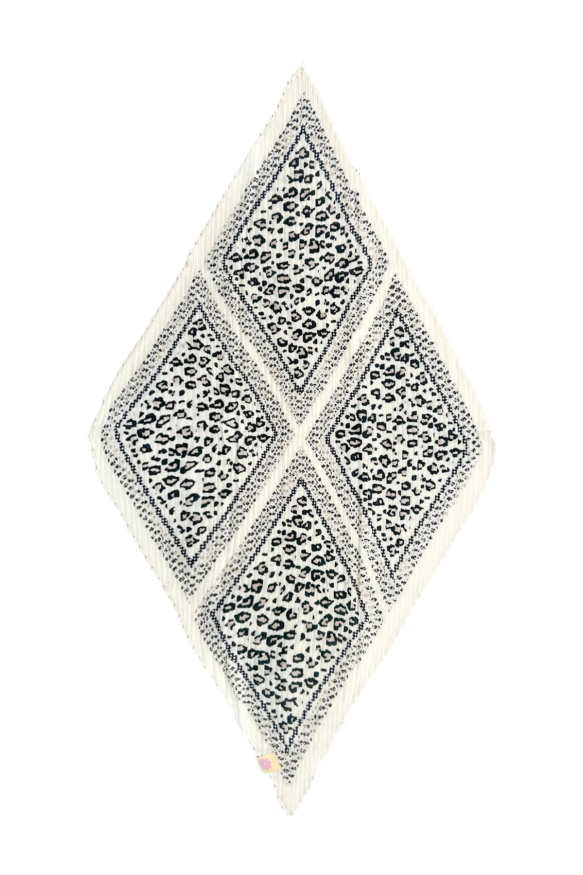 Jan Leopard Plissé Petit Scarf
