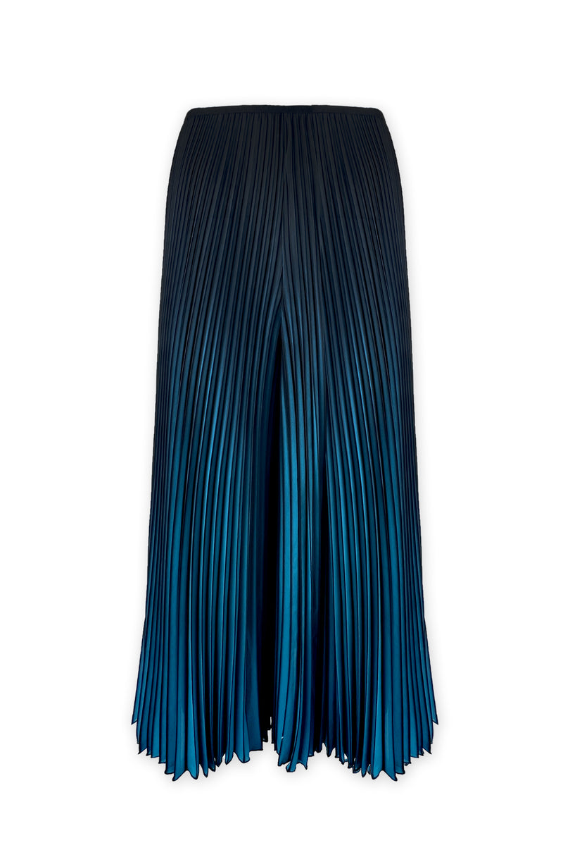 Leah Ombre Plissé Palazzo Pant