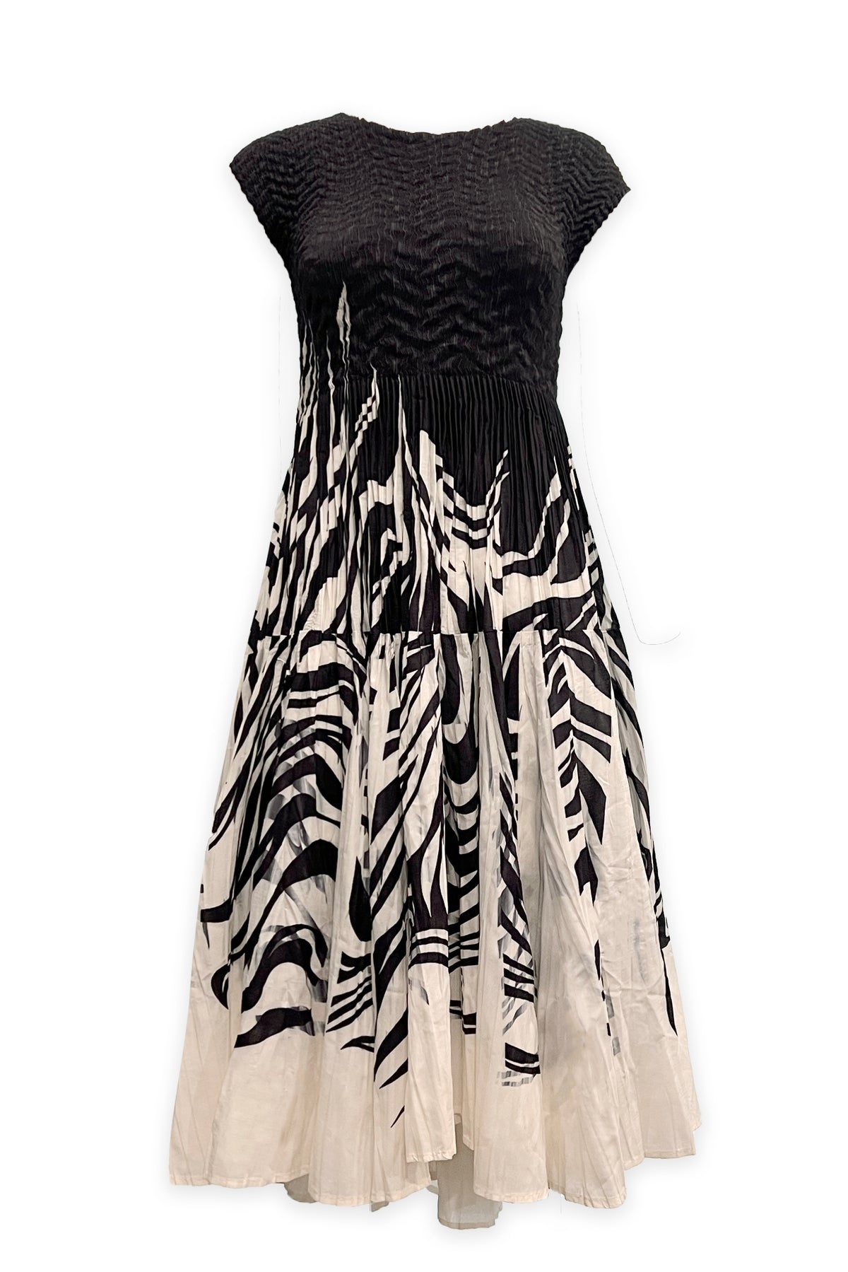 Lizzy Smock Graphic High Low Dress