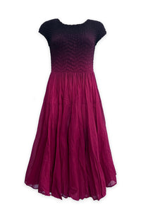 Lizzy Smock Ombre High Low Dress