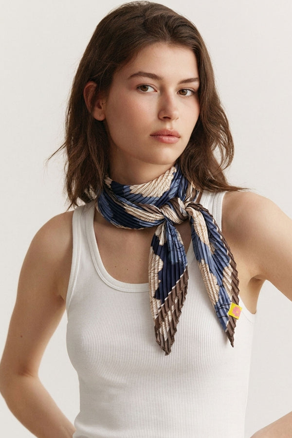 Malia Petit Plissé Scarf