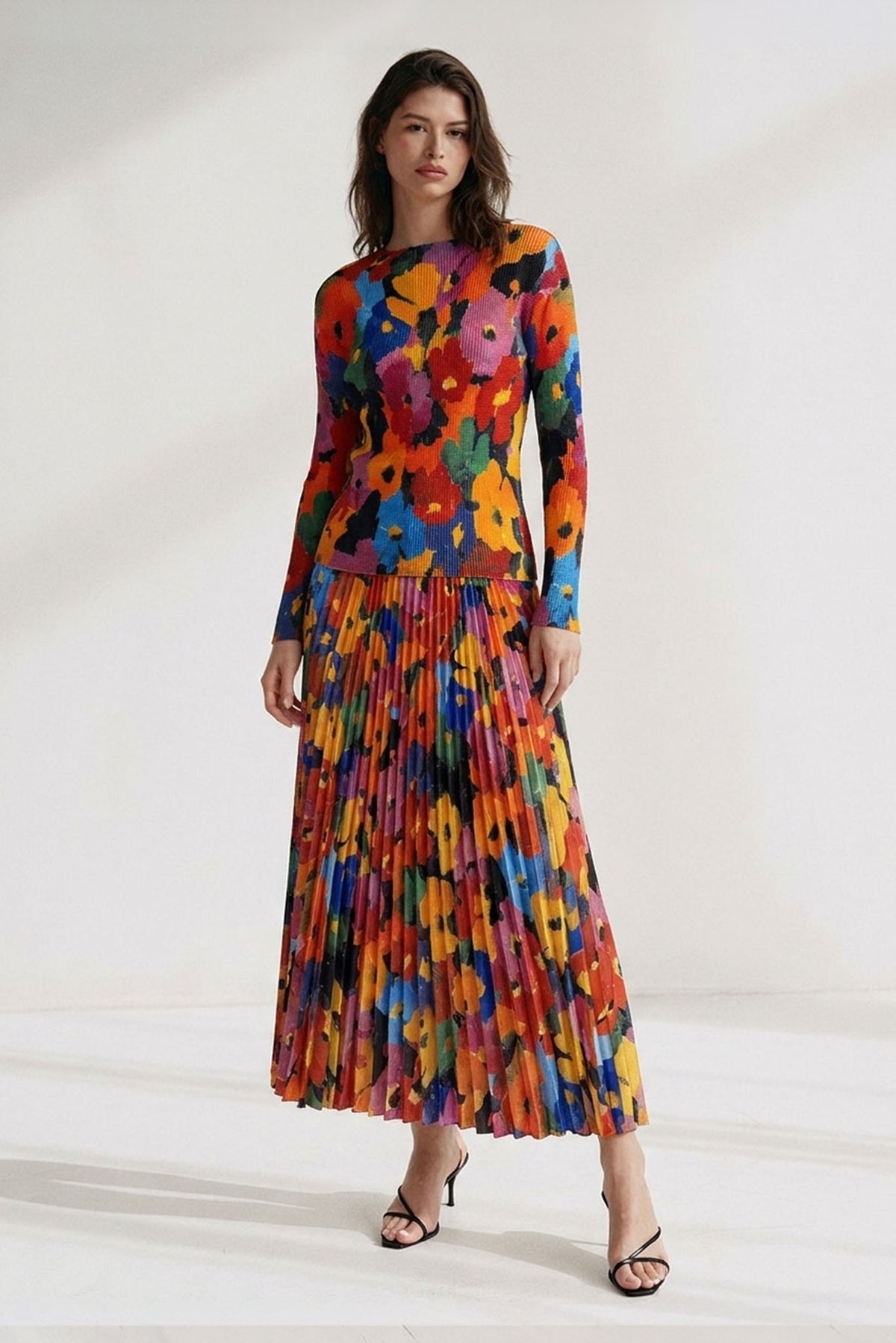 Matisse Garden Pleated Skirt