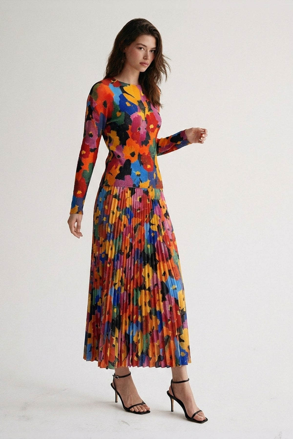 Matisse Garden Pleated Skirt