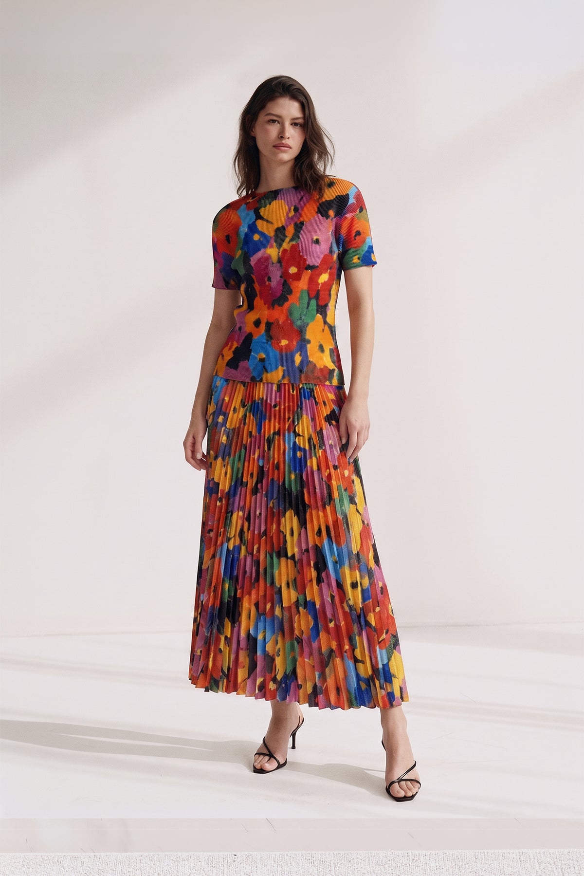 Matisse Garden Pleated Skirt