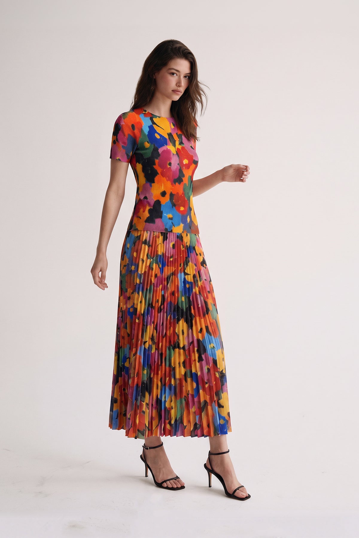 Matisse Garden Pleated Skirt