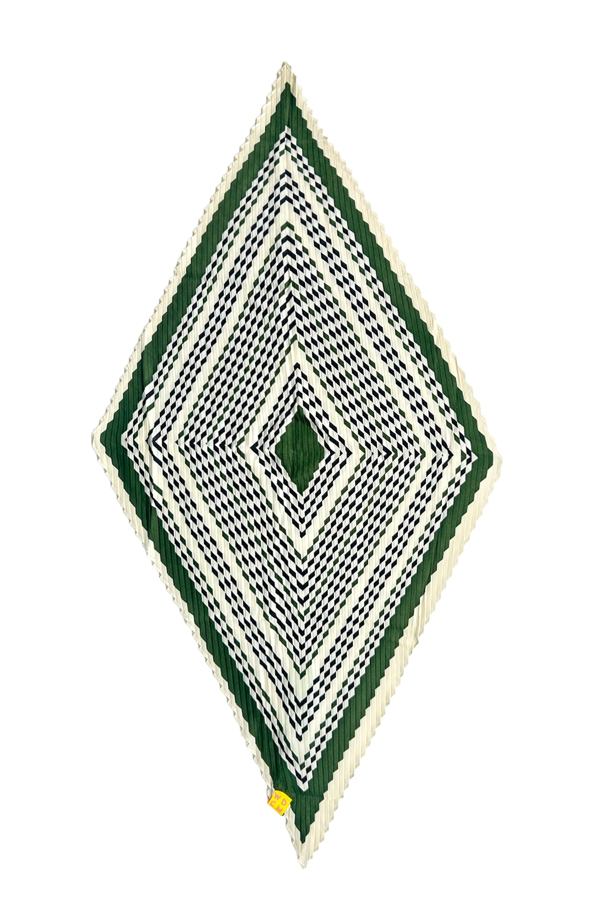 Olivia Graphic Line Plissé Petit Scarf