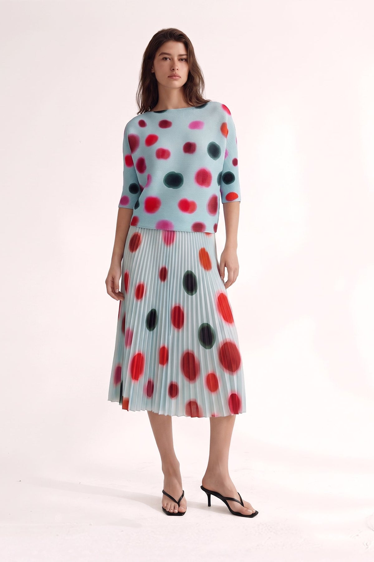 Dream Dot 3D Honeycomb Texture Loose Top