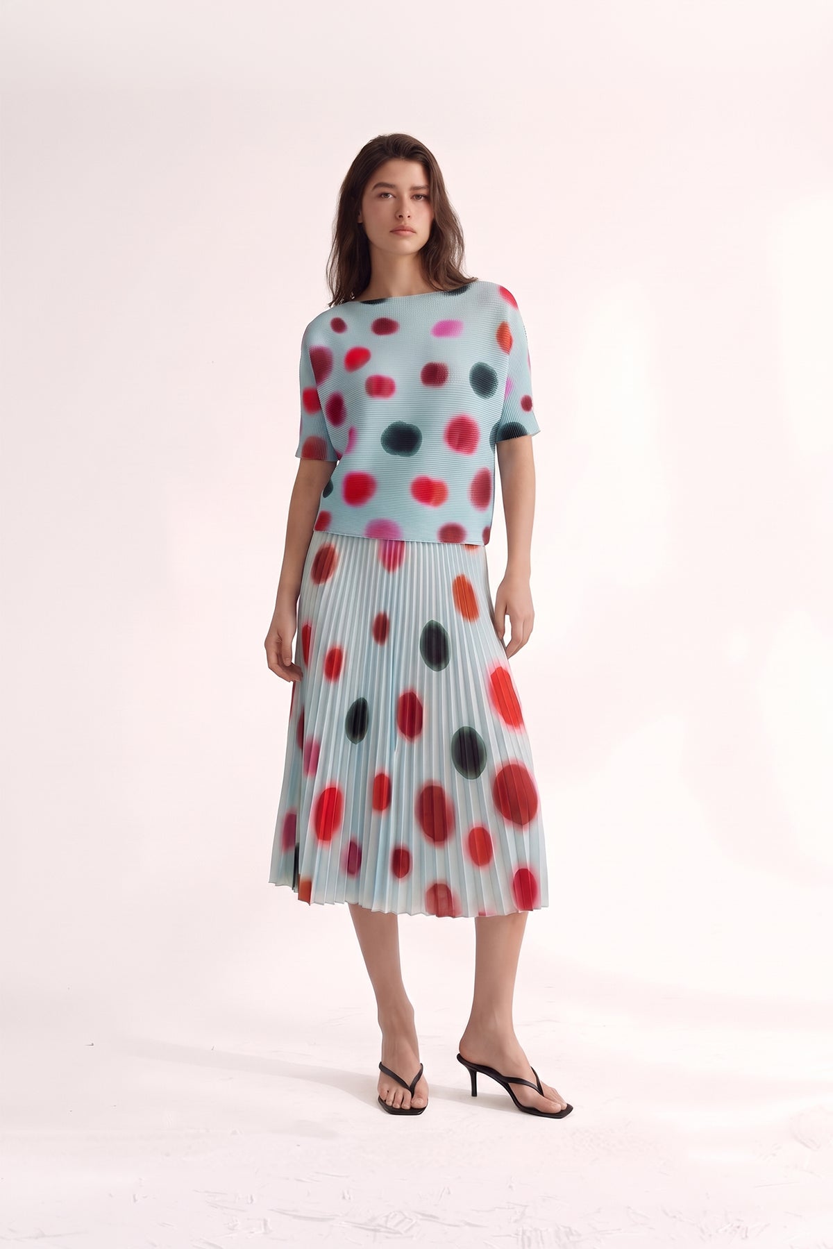 Dream Dot 3D Honeycomb Texture Loose Top