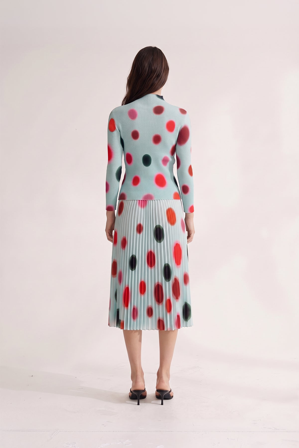 Dream Dot 3D Honeycomb Texture Fitted Top