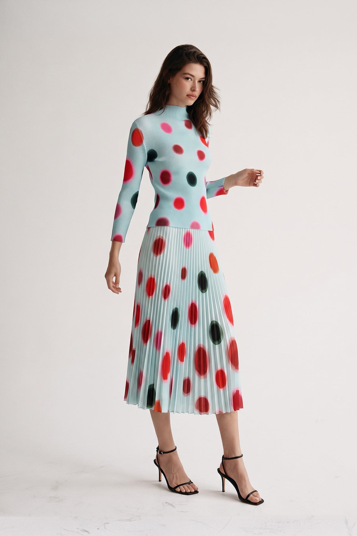 Dream Dot 3D Honeycomb Texture Fitted Top