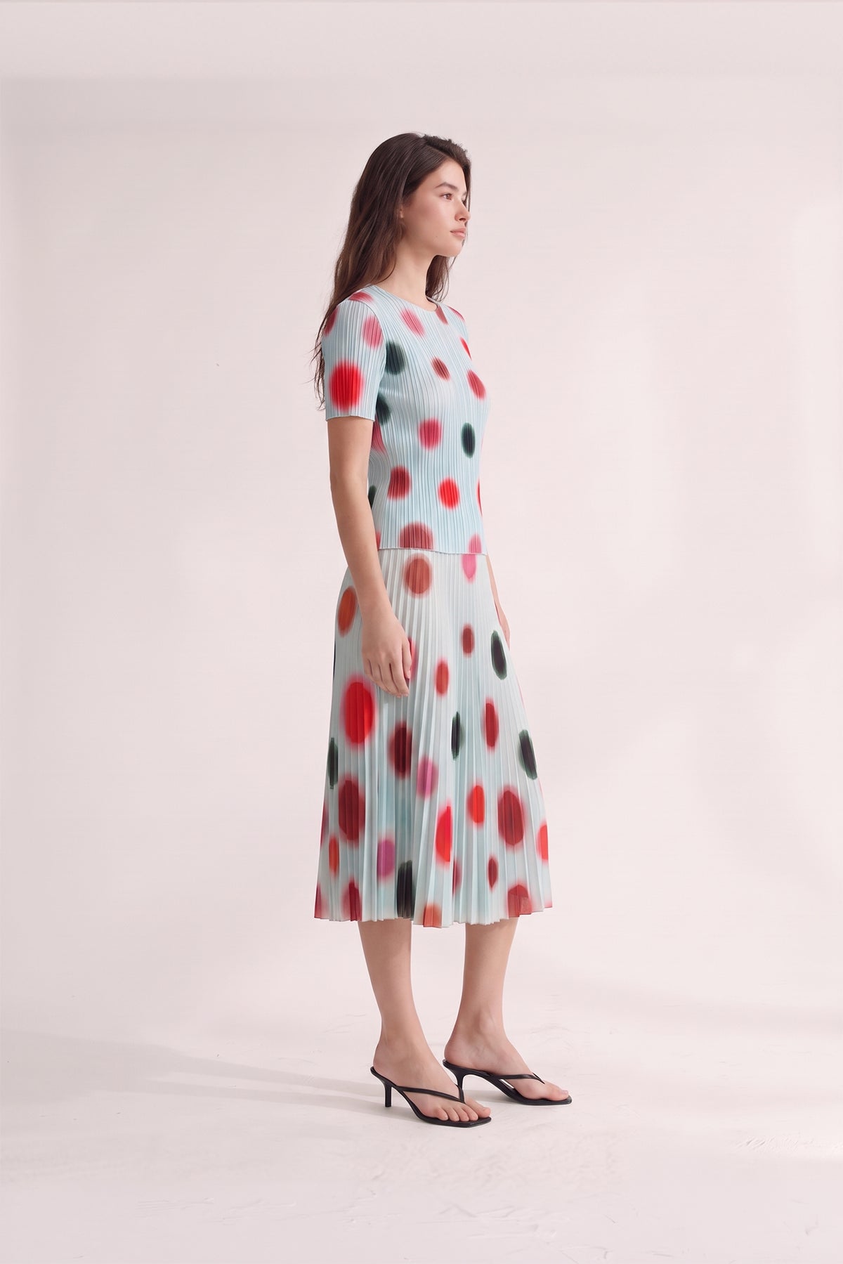 Dream Dot 3D Honeycomb Texture Fitted Top