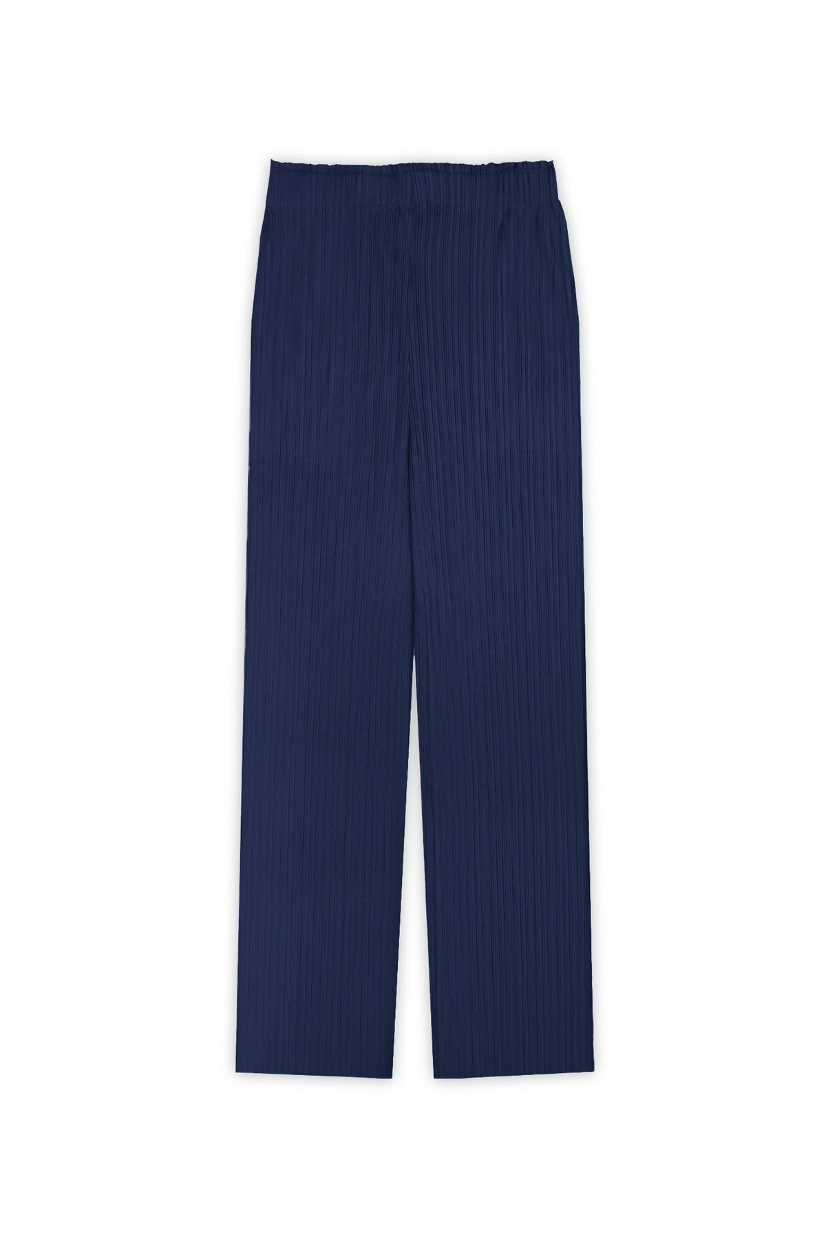 Rachel Plissé Satin Pull-on Pant