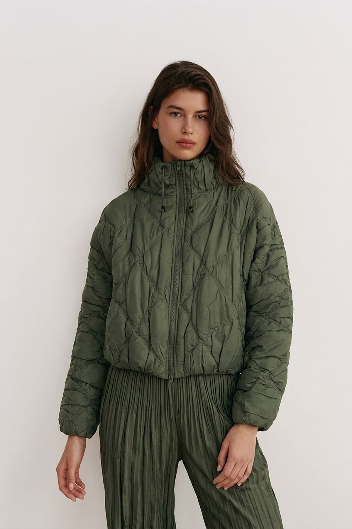 Cloudia Puff Zip Up Jacket