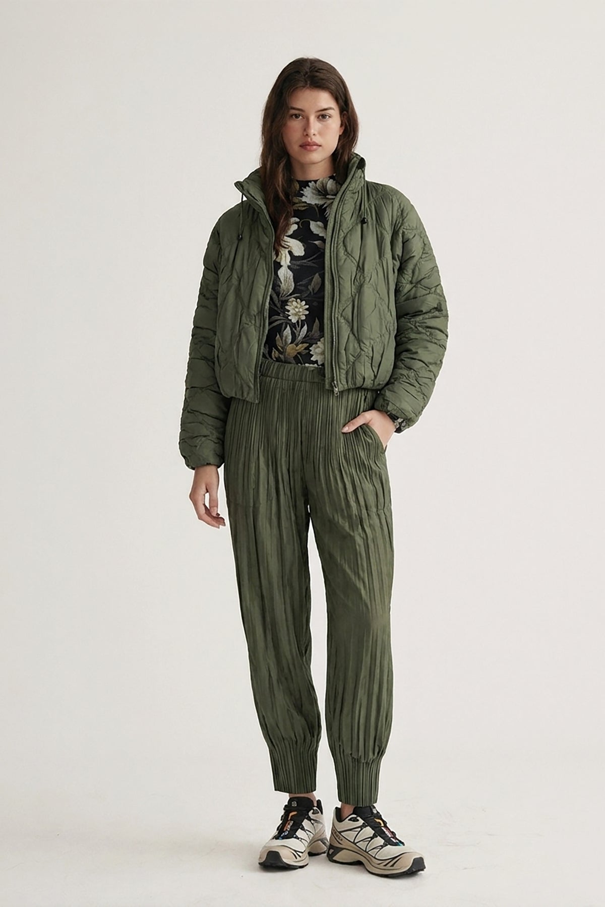 Cloudia Puff Zip Up Jacket