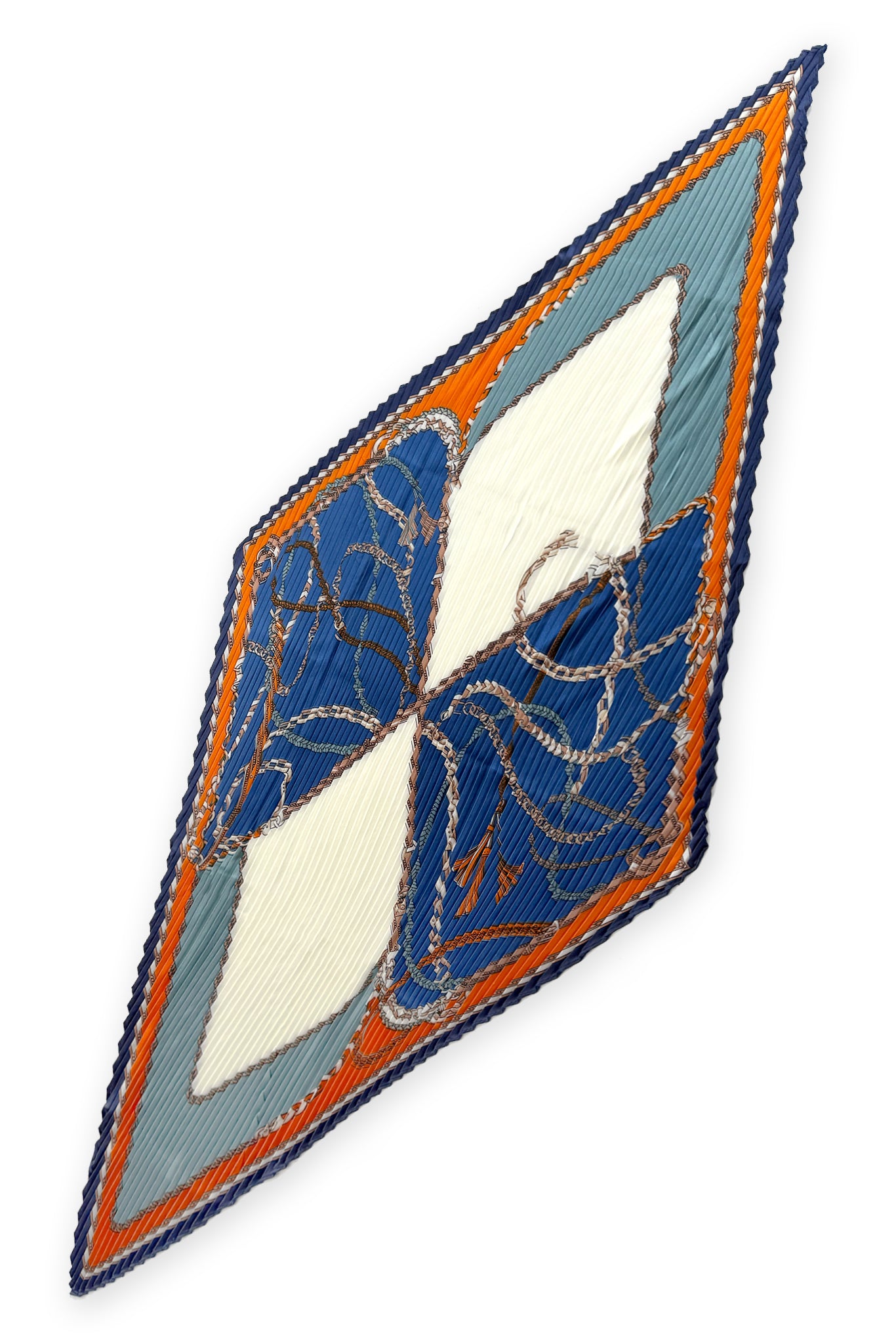 Lila Plissé Petit Scarf – Wild Cosmos