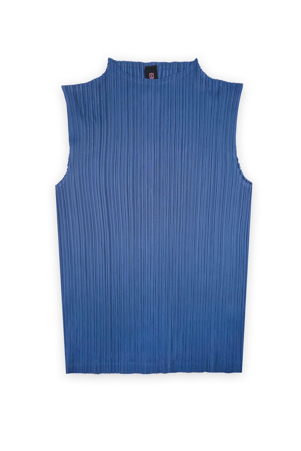 Beth Mock Neck Plissé Tank