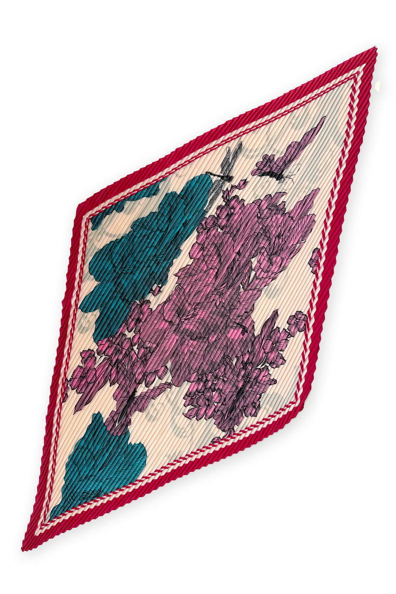 Rachel Bloom Plissé Petit Scarf