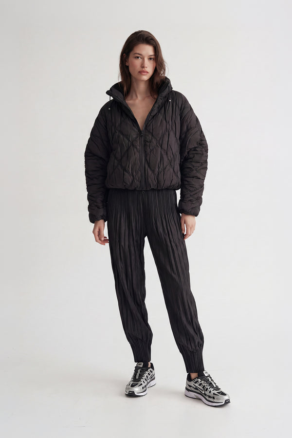 Cloudia Puff Pant - Black